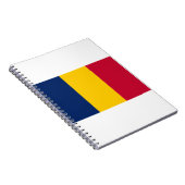 Chad Flag Notitieboek (Rechterzijde)