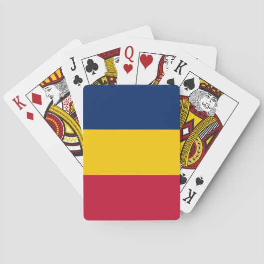 Chad Flag Pokerkaarten (Achterkant)