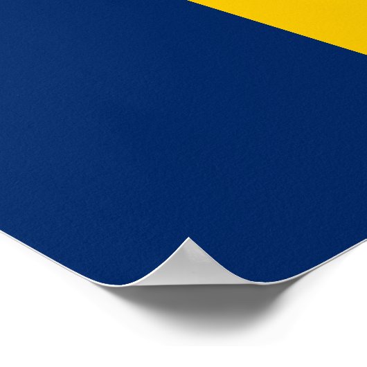 Chad Flag Poster (Hoek)