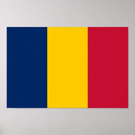 Chad Flag Poster (Voorkant)