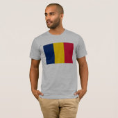 Chad Flag T-shirt (Voorkant volledig)