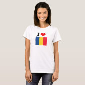 Chad Flag T-shirt (Voorkant volledig)