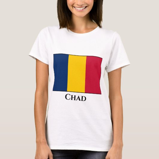 Chad Flag T-shirt (Voorkant)
