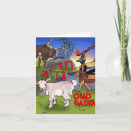 Chad Gadya - Passover Kaart