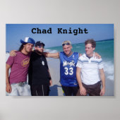 Chad Knight Band Beach Poster (Voorkant)
