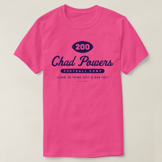 Chad Powers Camp Blue T-shirt (Design voorkant)