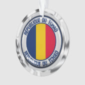 Chad Round Emblem Ornament (voorkant)