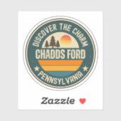 Chadds Ford, Pennsylvania Sticker (Vel)