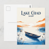 Chadmeer Niger Briefkaart (Voorkant / Achterkant)