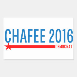 Chafee voor President 2016 Rechthoekige Sticker