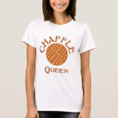 Chaffle Queen T-shirt blanc (Devant)