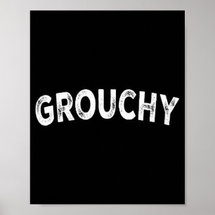 Chagrijnig poster