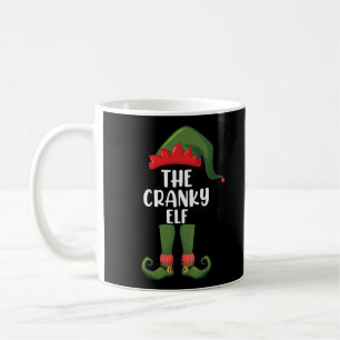 Chagrijnige Elf Familie Matching Groep Kerstmis Koffiemok
