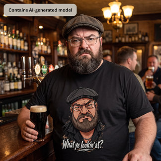 Chagrijnige Houding – Waar Kijk Je Naar? T-shirt