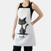 CHAGRIJNIGE KAT - Grappige Meh Kat - Gekke Katten Schort (Insitu)