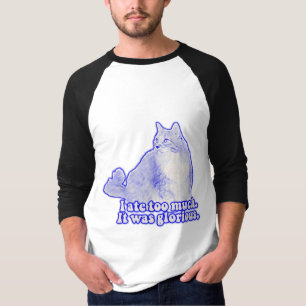 Chagrijnige kat meme voor kattenbezitters en kitte t-shirt