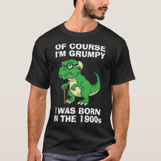 Chagrijnige millennial of boomer T-Rex T-shirt