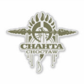 Chahta (Choctaw) 2o Sticker (Voorkant)