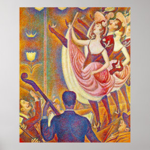 Chahut, door Georges-Pierre Seurat Poster