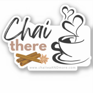 Chai Black Tea Pun - Chai Daar Sticker