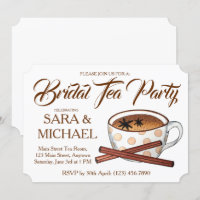 Chai Bridal Wedding Shower Teacup Tea Party
