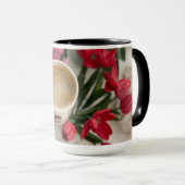 Chai & Café Mug - Amateurs de boissons chaudes Cér (Devant droit)