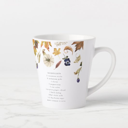 Chai Latte Lover | Monogram Chai Spice Latte Mug (Droite)