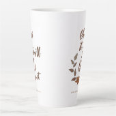 Chai Latte Pun Koffiewinkel Merch Latte Mok (Voorkant)