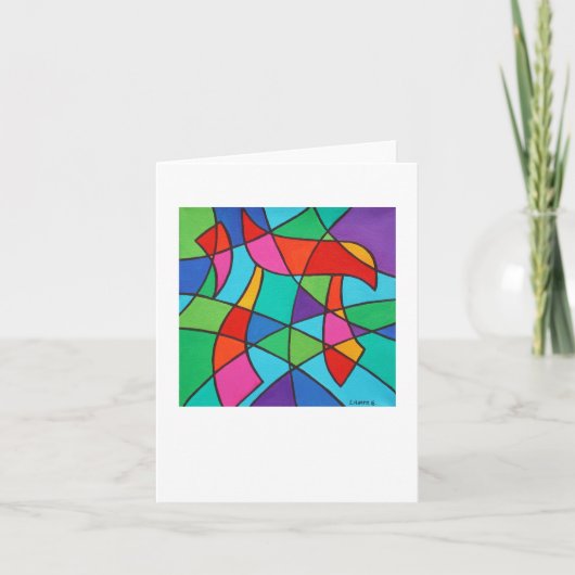 Chai Mosaic 4 x 5,6 Carte Note (Devant)