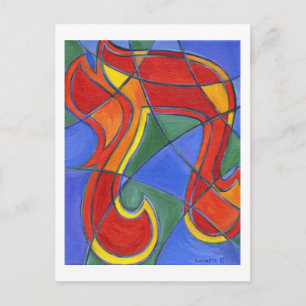 Chai Mosaic-Briefkaart Briefkaart