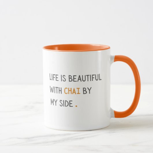 Chai mug, mug pour accro au chai, mug pour amoureu (Droite)