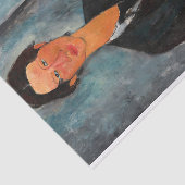 Chaim Soutine door Amedeo Modigliani Tissuepapier (Detail)