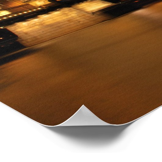 Chain Bridge Budapest Poster (Hoek)