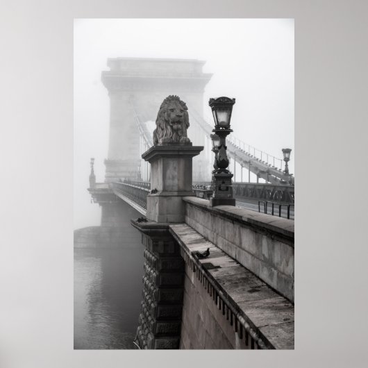 CHAIN BRIDGE, BUDAPEST POSTER (Voorkant)
