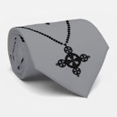 Chain & Pendant Stropdas (Opgerold)