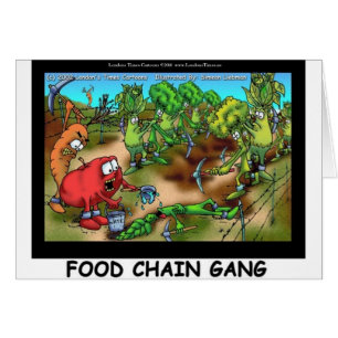 Chaîne alimentaire Gang Drôle Dons Tee - shirts et