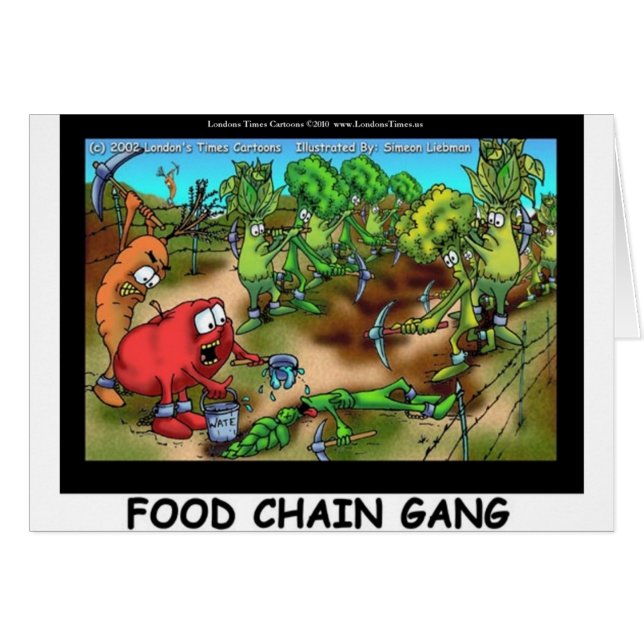 Chaîne alimentaire Gang Drôle Dons Tee - shirts et (Devant horizontal)