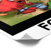 Chaîne alimentaire Gang Funny Art Affiches (Coin)