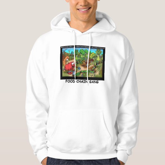 Chaîne alimentaire Gang Funny Cartoon Sweat - shir (Devant)