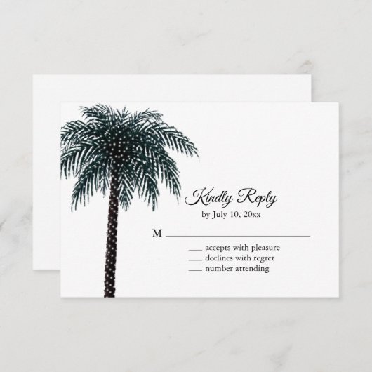 Chaîne classique Lights Palm Tree RSVP (Devant / Derrière)