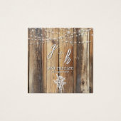 Chaîne de bois rustique Lumières Mason Jar Enregis (Devant)