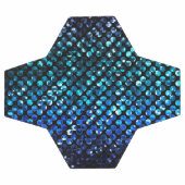 Chaîne de boule de soccer Crystal Bling (Plat)