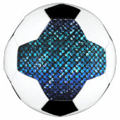 Chaîne de boule de soccer Crystal Bling (Devant)