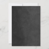 Chaîne de charbon Lumières Anniversaire Invitation (Dos)