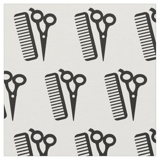 Chaîne de coiffure Stylist Ciseaux et tissu de com (Fermer)