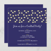 Chaîne de lumière Invitation de Cocktail Party (ma (Devant / Derrière)