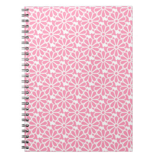 Chaîne de marguerites - Cahier (rose vif)