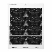 Chaîne D'Éclairages Panneaux Grandes Étiquettes De (Feuille entière)