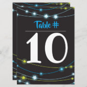 CHAÎNE DES ÉTOILES Barre Mitzvah Numéro de table C (Devant / Derrière)