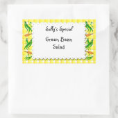 Chaîne Haricots Chèques Jaunes Autocollants alimen (Sac)